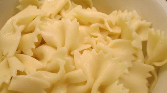 Farfalle in crosta caserola