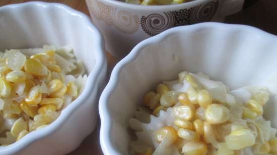 Farfalle in crosta caserola