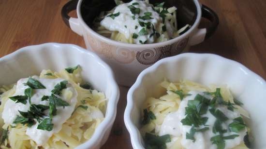 Farfalle in crosta caserola