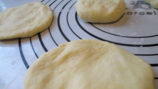 Orange buns with coconut