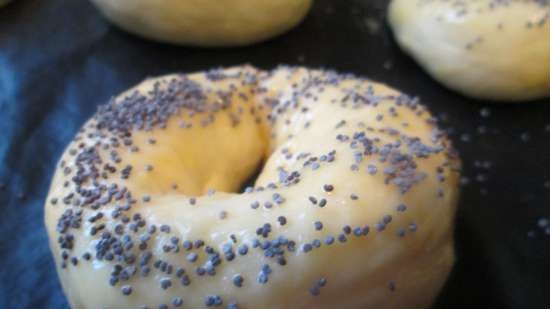 Orange buns with coconut