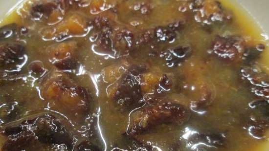 Rotllet de porc amb prunes prunes i canyella