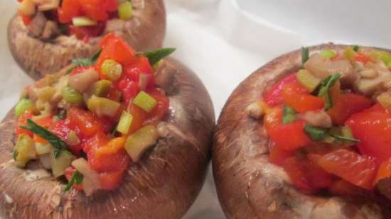 Tuscan-style mushrooms baked with vegetables