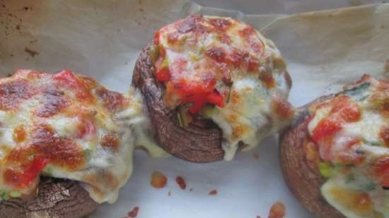 Tuscan-style mushrooms baked with vegetables