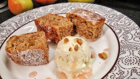 Blondies piccanti alla mela