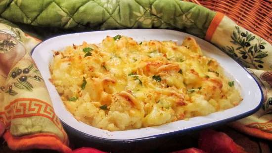 Potato and cauliflower casserole