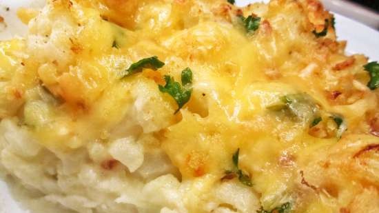 Potato and cauliflower casserole