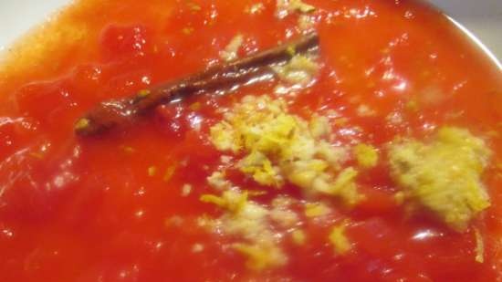 Desert de tomate confiture