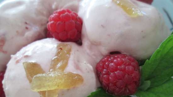 Sorbet de gingebre-gerds i gelat