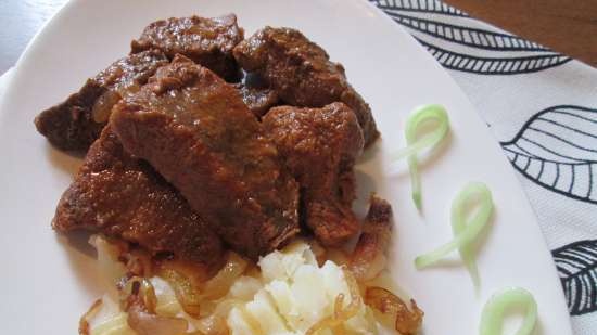 Austrian veal goulash (Kalbsgulash)