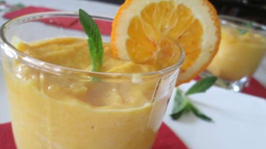 Mousse alla crema di zucca