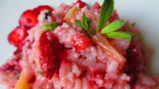 Risotto de postre