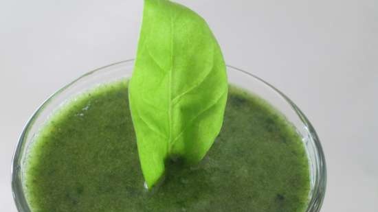 Smoothie - Soup - spinaci, arancia e sorbetto pera