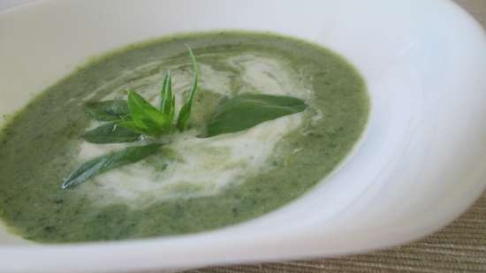 Smoothie - Soup - spinaci, arancia e sorbetto pera