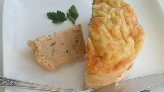 Fish soufflé with cottage cheese