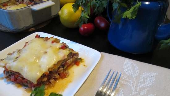 Lasagna de vinete