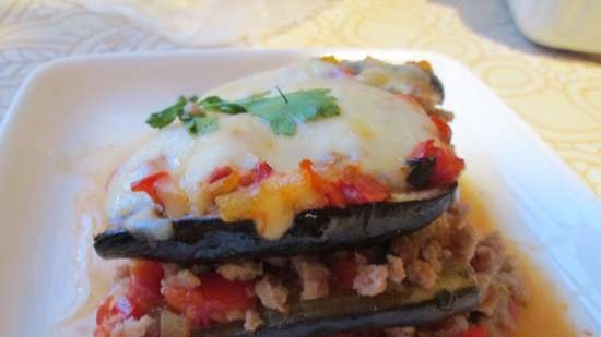 Aubergine lasagne