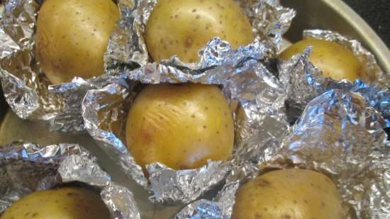 Patatas con hierbas y especias, al horno dos veces