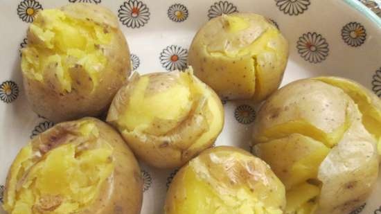 Patatas con hierbas y especias, al horno dos veces