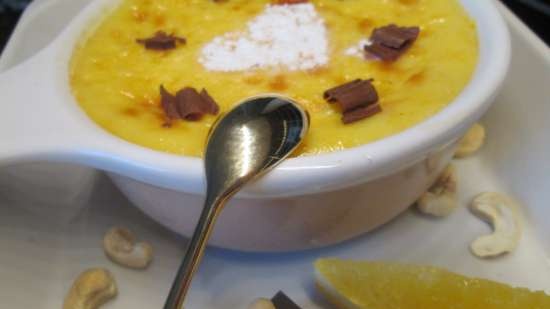 Postre de naranja con leche (Il latte in piedi)