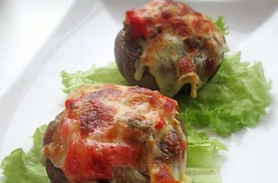 Tuscan-style mushrooms baked with vegetables