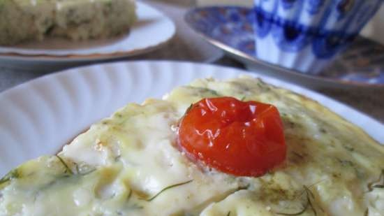 Soufflé de pescado y mantequilla