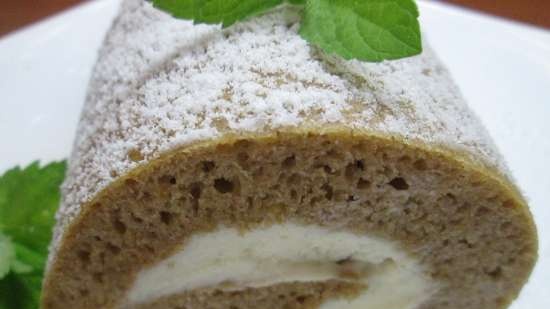 Gember-pompoenbroodje met mascarpone