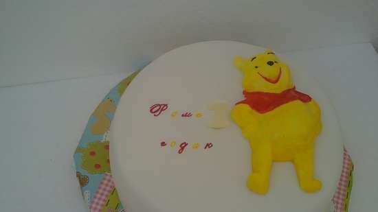 Torte basate sul cartone animato Winnie the Pooh e tutto, tutto, tutto