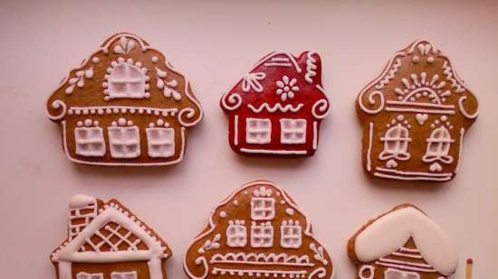 We decorate gingerbread cookies, cookies