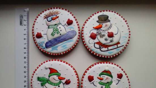 Decoramos galletas de jengibre, galletas