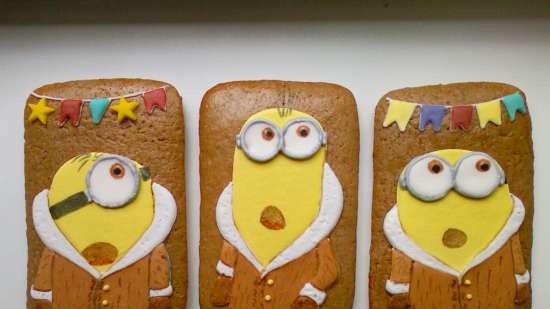 We decorate gingerbread cookies, cookies