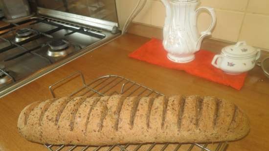 Whole grain flour gingerbread man. Master Class