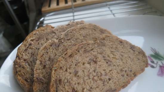 Whole grain flour gingerbread man. Master Class