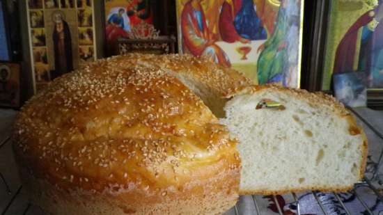 Pastel de leche en el hogar (horno)