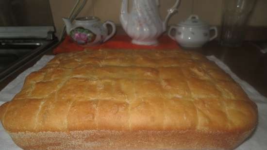 Eenvoudig tarwebrood op kefir (oven)