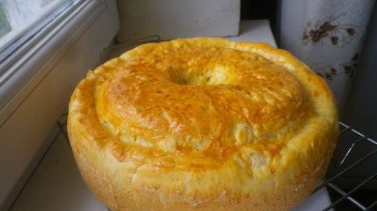 Pastel de leche en el hogar (horno)