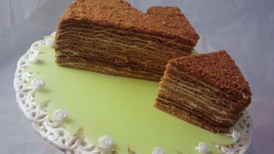 Winter honey cake