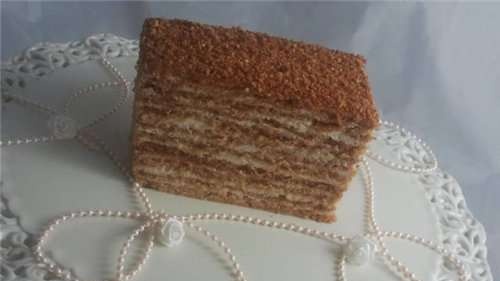 Winter honey cake