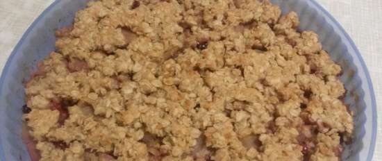 Crumble with fruit (universal)