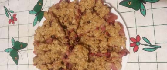 Crumble with fruit (universal)