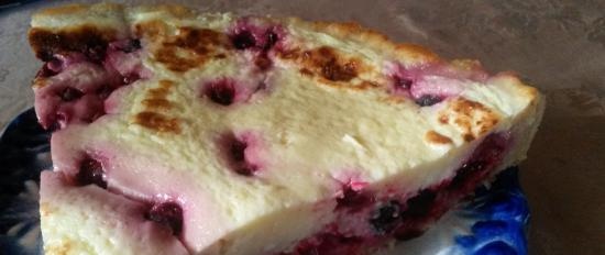 Cagliata panna acida con frutti di bosco