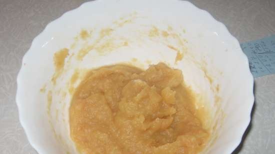 Fruit (vegetable) puree or jam in the microwave