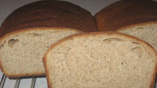 Pane norvegese di segale di grano con lievito naturale