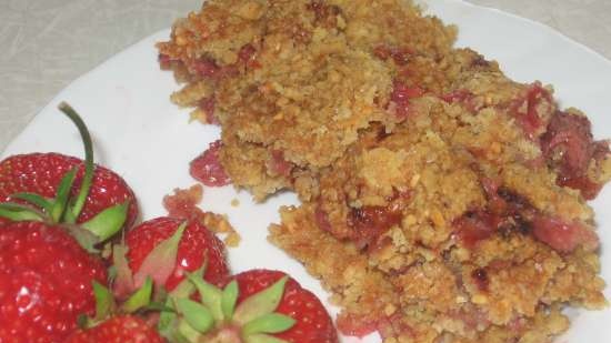 Crumble with fruit (universal)