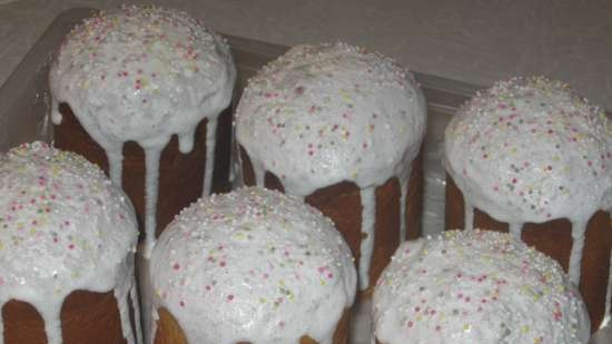 Kulich with Myasoedovskaya in the oven (master class)