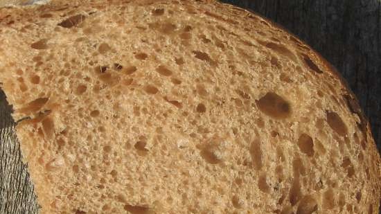 Pane "Ivan-tea" con farina integrale e lievito di tè liquido