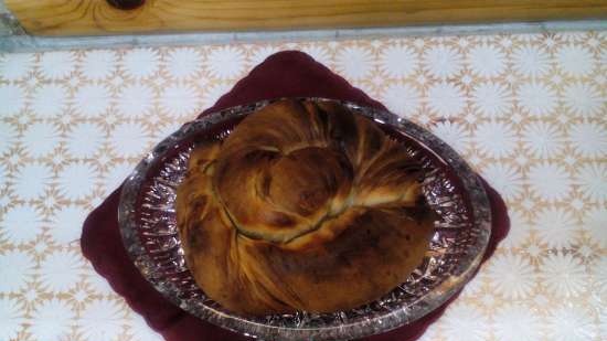 Sweet puff Kabardian bread