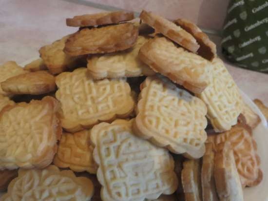 Cookies Dùng cho trà. Đối với một con tem (theo GOST, điều chỉnh một chút)