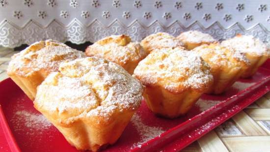 Tortas de cuajada con harina de maíz