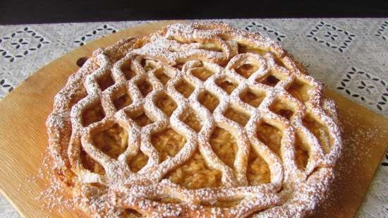 Lemon curd dough pie